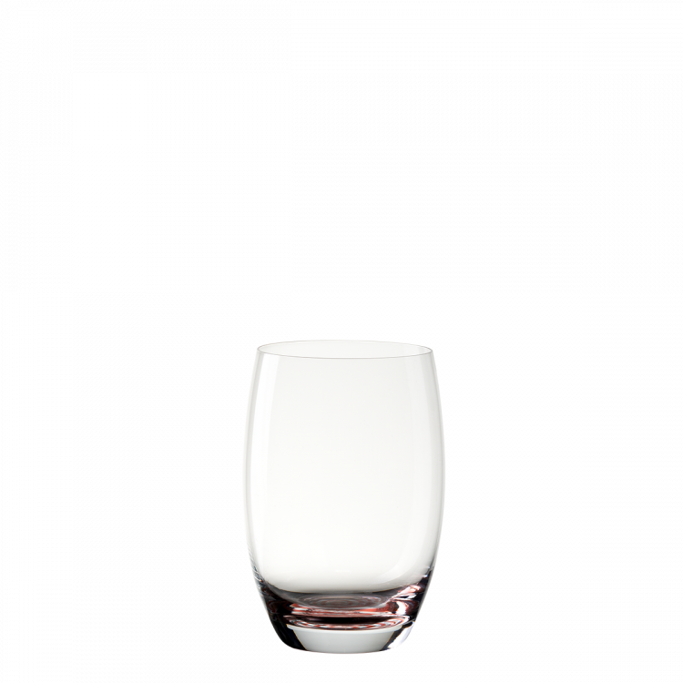 Poháre tumbler 460 ml s červeným špirálovým dnom 6 ks - Optima Glas Lunasol (322870)