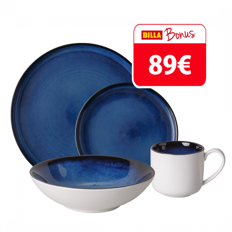 Porcelánový set 16 ks - Gaya RGB Ocean Lunasol