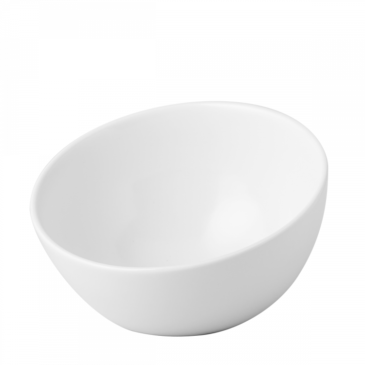 Lunasol - Veľká biela miska Flow Eco – 19 cm (452052)